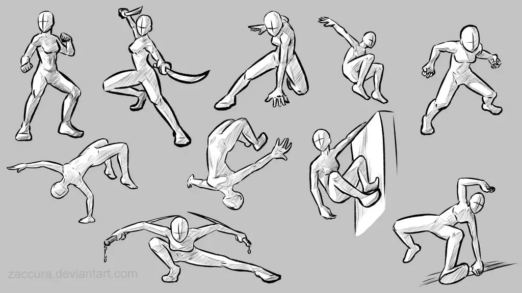 Dynamic Poses Art Reference 10 1024x576