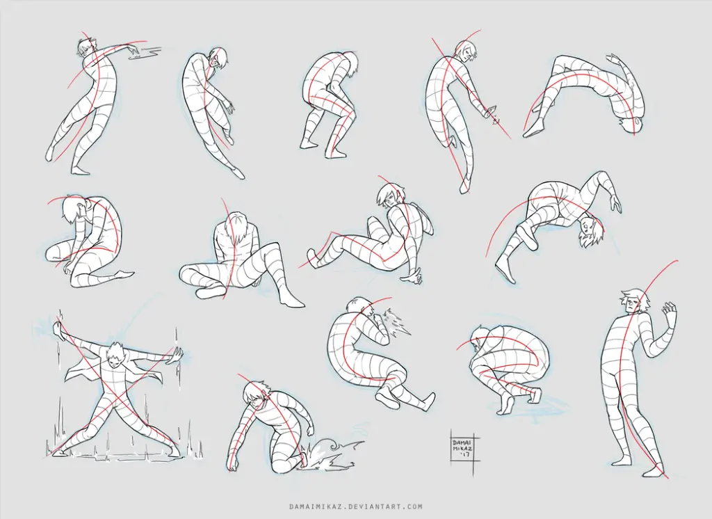 Dynamic Poses Art Reference 13 1024x746