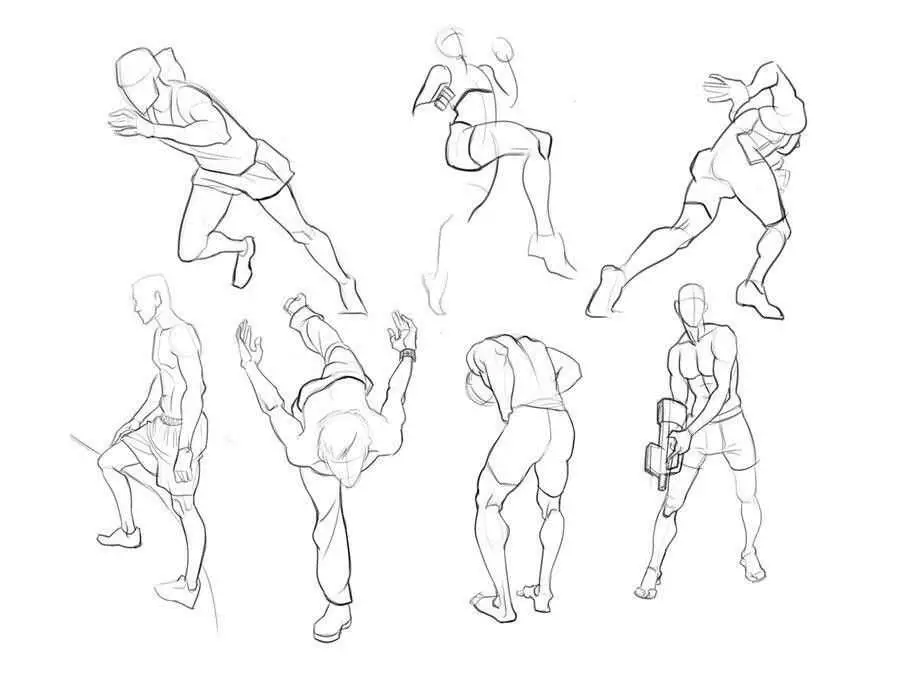 Dynamic Poses Art Reference 3