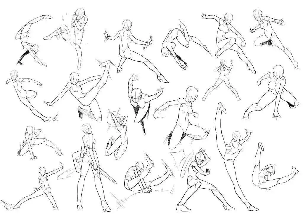 Dynamic Poses Art Reference 9