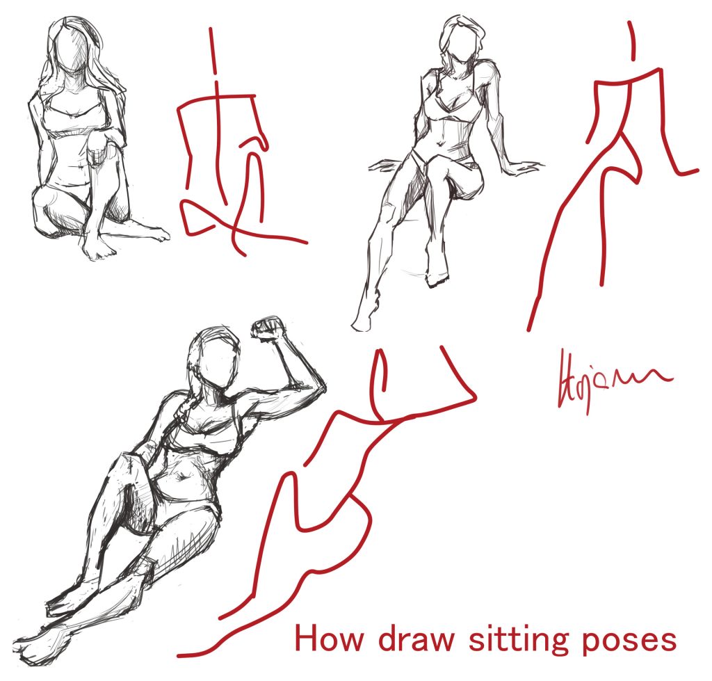 Dynamic Poses Drawing Reference 11 1024x979