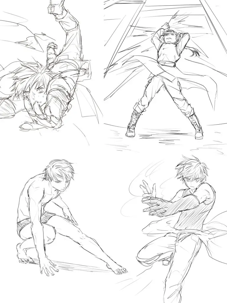 Dynamic Poses Drawing Reference 8 768x1024
