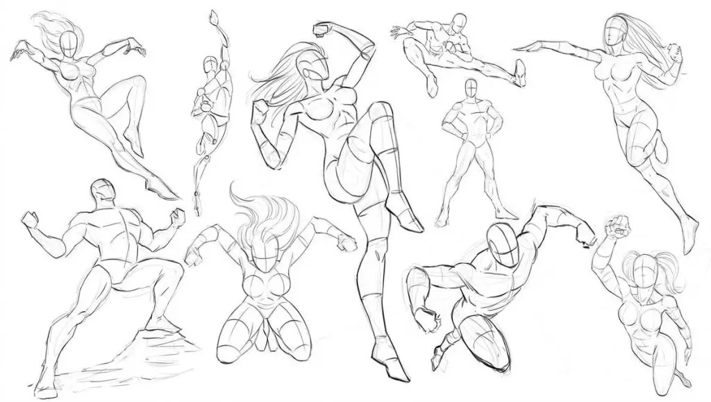 Dynamic Poses Reference 1