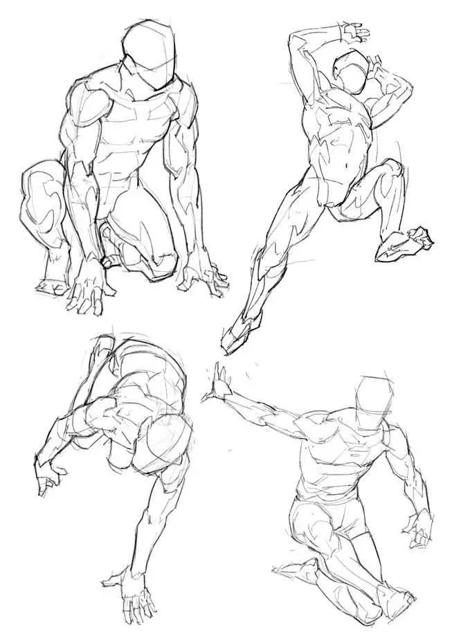 Dynamic Poses Reference 2