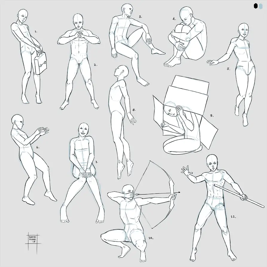 Dynamic Poses Reference 4