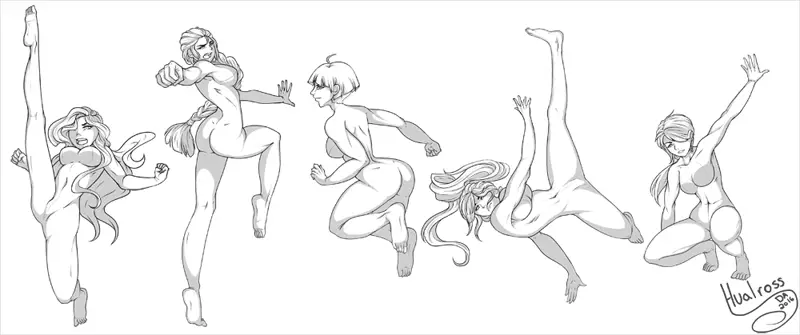 Dynamic Poses Reference 5