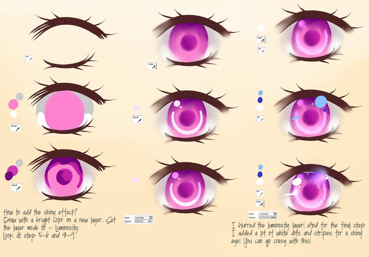 Anime Eye Reference Drawing: Mastering Emotions and Expressions - Art ...