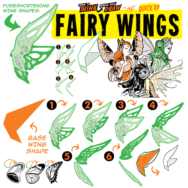 Fairy Wings Drawing 12