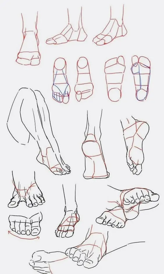 Feet Drawing Reference Feet Art Reference Feet Poses Reference Feet Poses Drawing 16 1