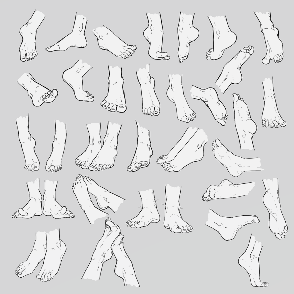 Feet Drawing Reference Feet Art Reference Feet Poses Reference Feet Poses Drawing 4 1 1024x1024
