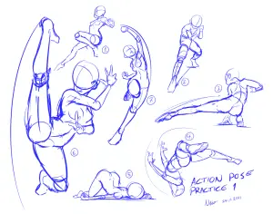Read more about the article Female Fighting Pose Reference: Drawing & Sketch Collection for Artists