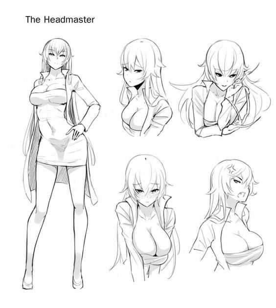 Female Poses Reference Drawing 11