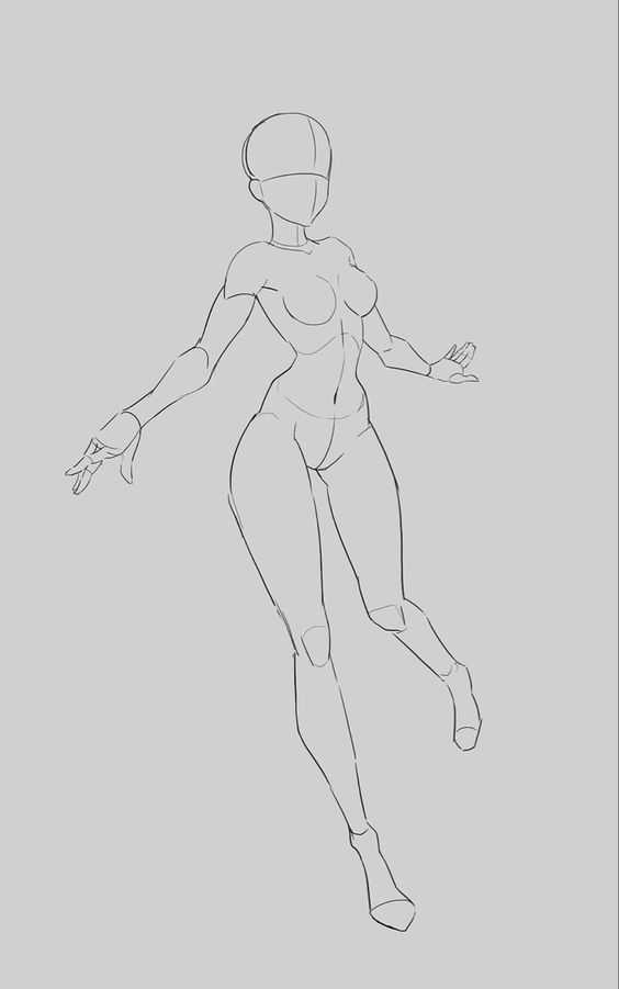 Female Poses Reference Drawing 2