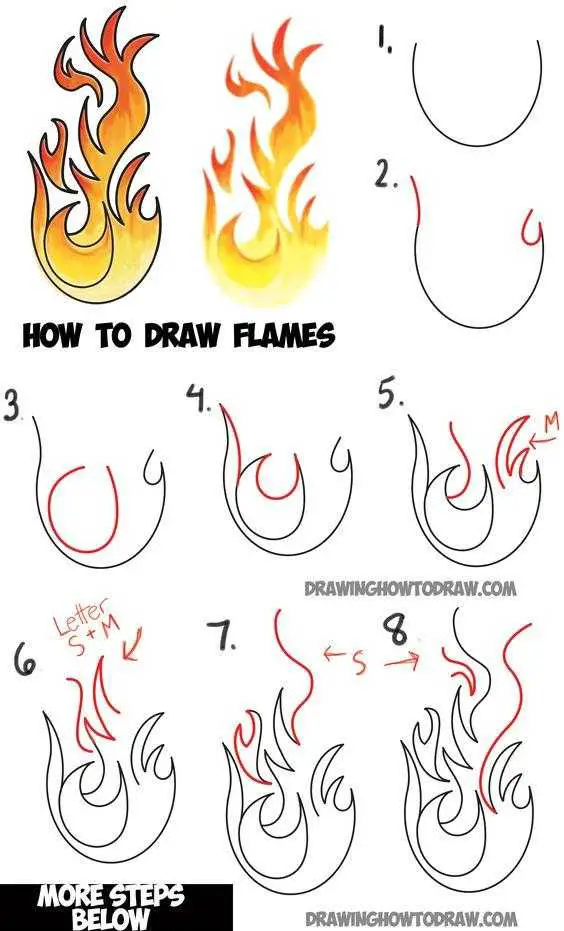 Fire Drawing Reference 10