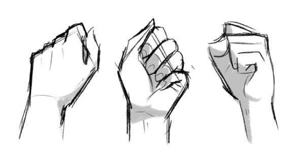 Fist Drawing Reference 10
