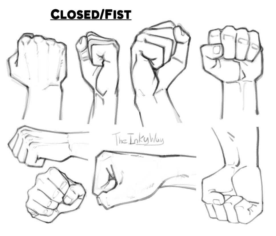 Fist Drawing Reference 4