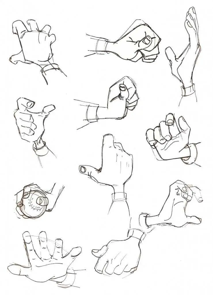 Fist Pose Reference 8
