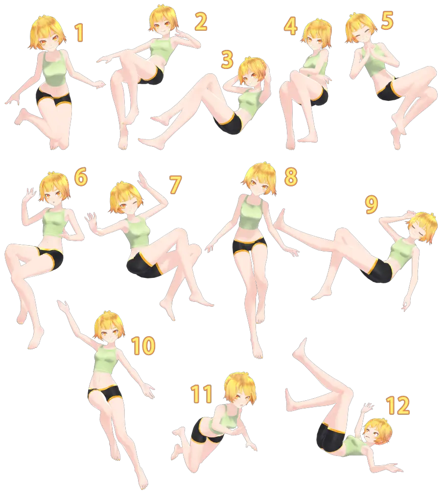Floating Pose Reference 2