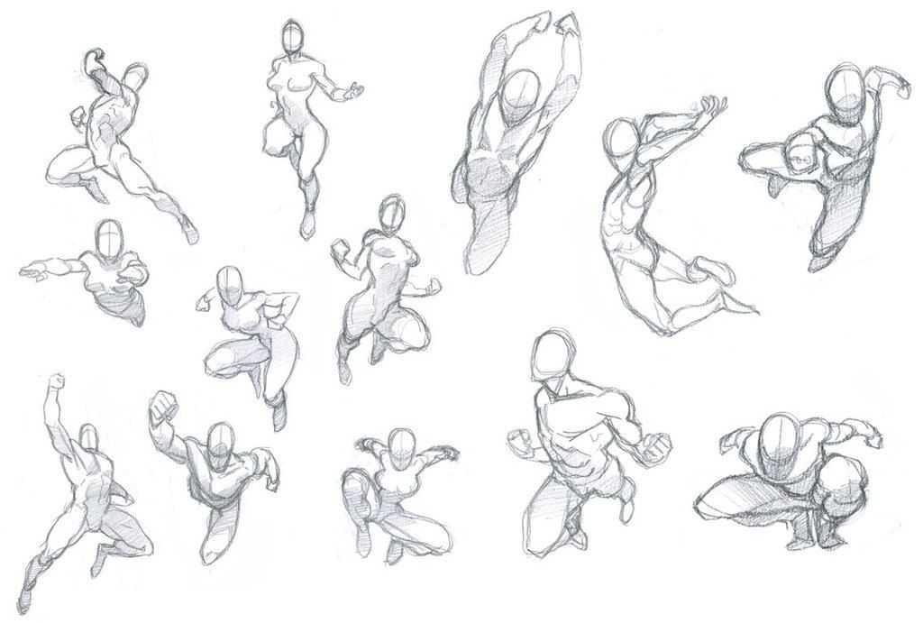 Flying Pose Reference 11