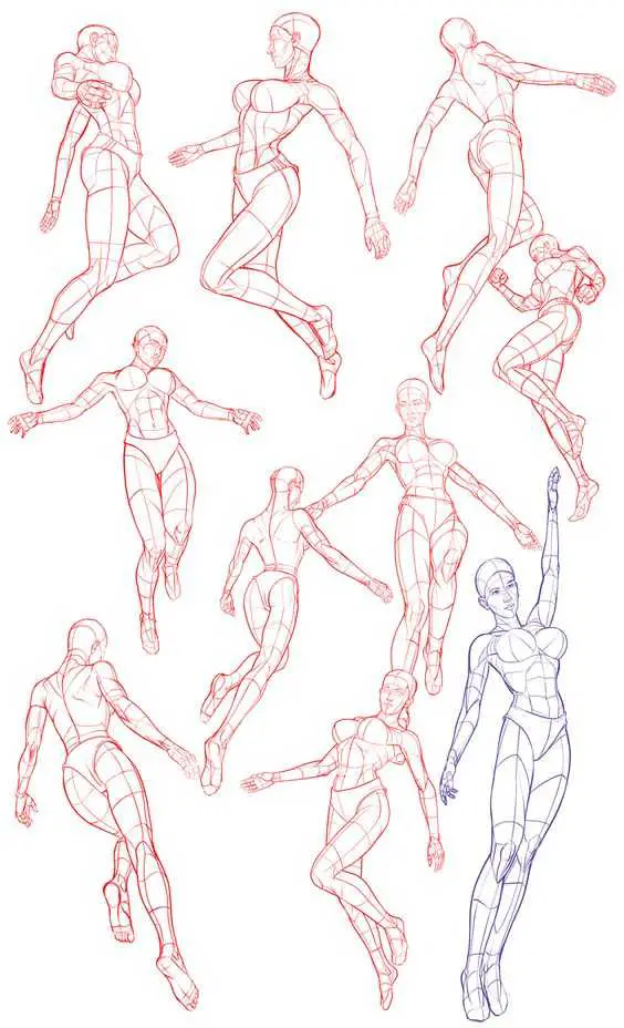 Flying Pose Reference 16