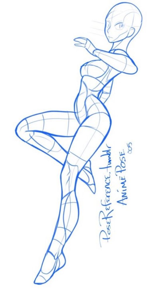 Flying Pose Reference Drawing 4 525x1024
