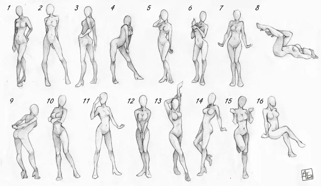 Full Body Drawing Reference 15 1024x595