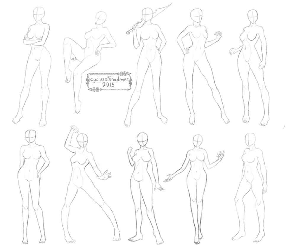 Full Body Drawing Reference 2