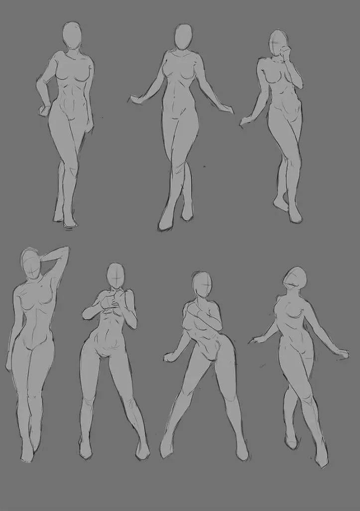Full Body Drawing Reference 7 723x1024