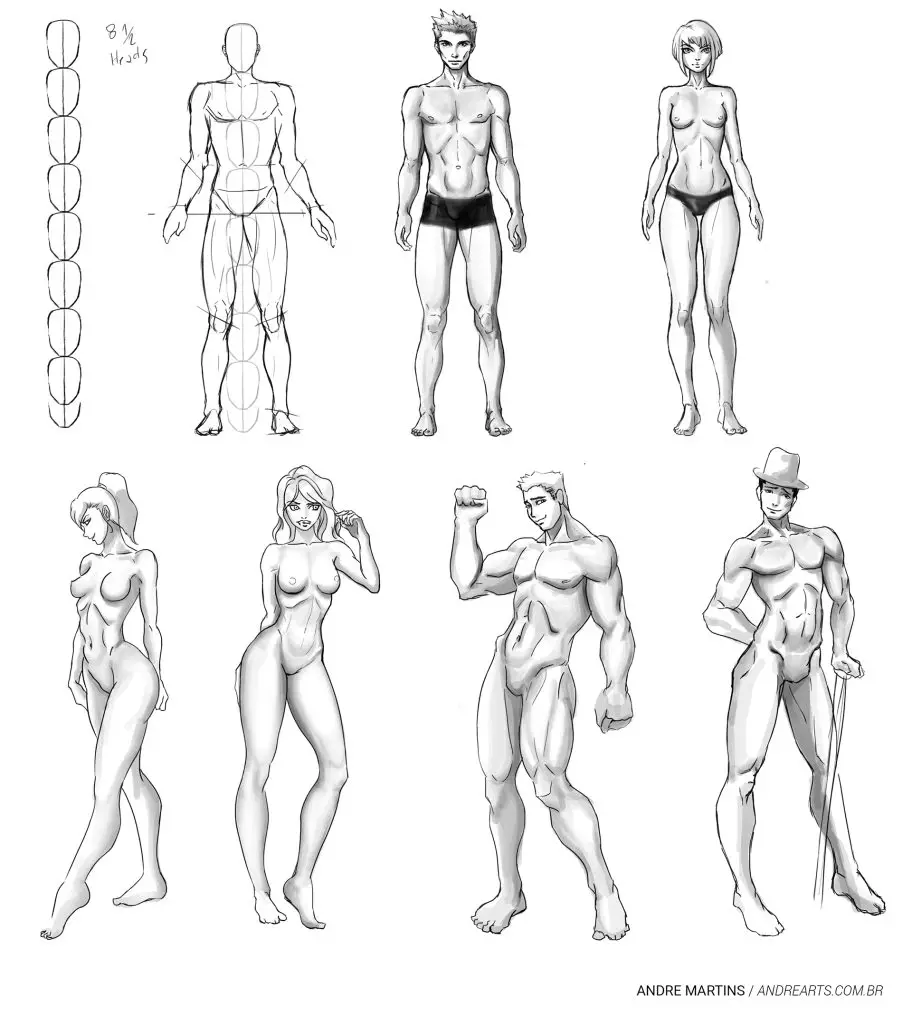 Full Body Pose Reference 7