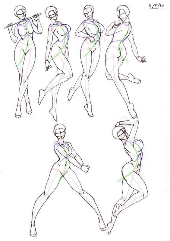 Full Body Sketch Reference 11