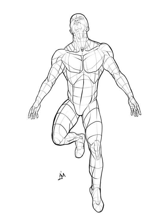 Full Body Sketch Reference 16