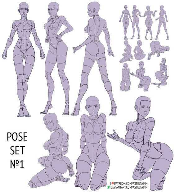 Full Body Sketch Reference 5