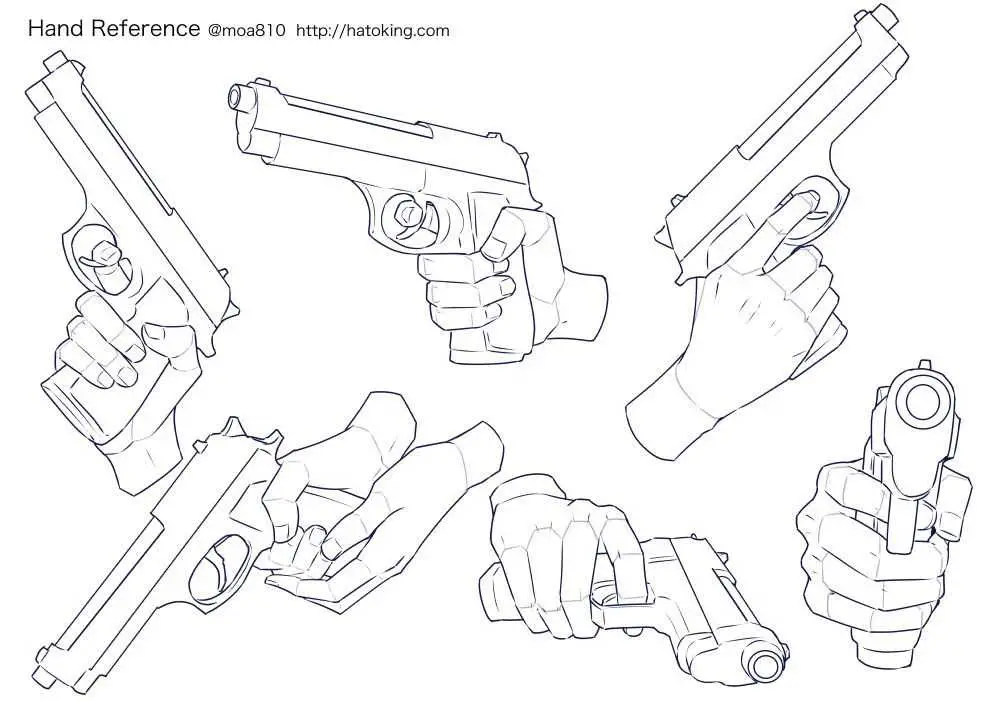 Gun Drawing Reference 13