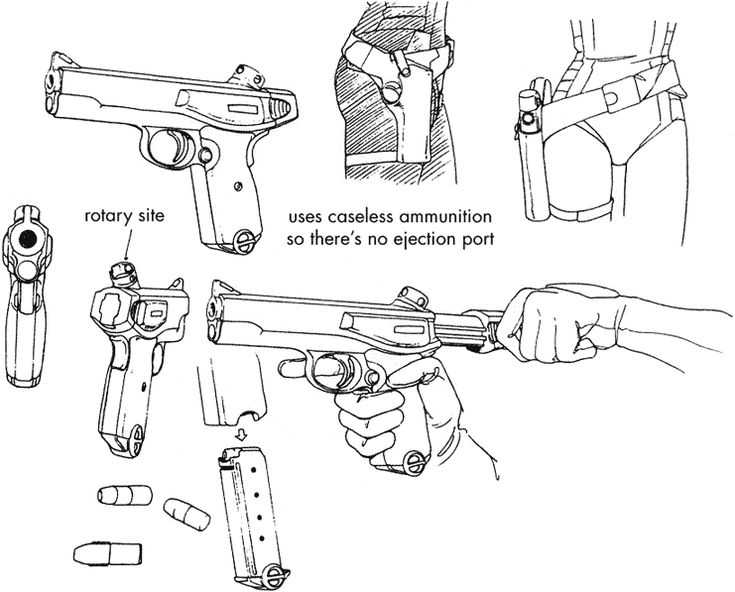Gun Drawing Reference 15