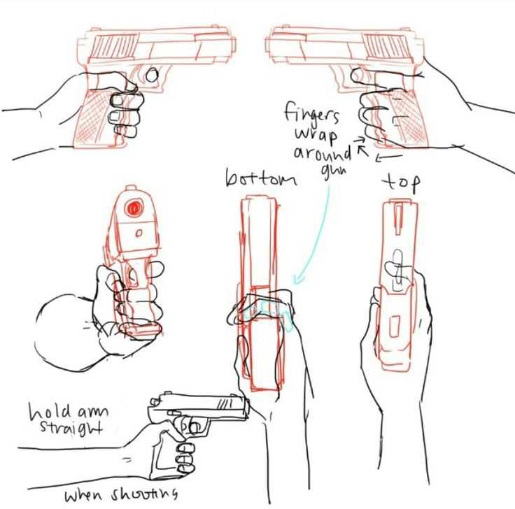 Gun Drawing Reference 5