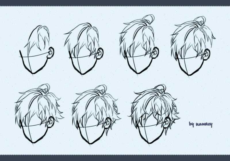 hairstyles drawing reference
4