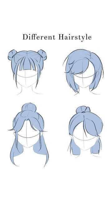 hairstyles drawing reference 41