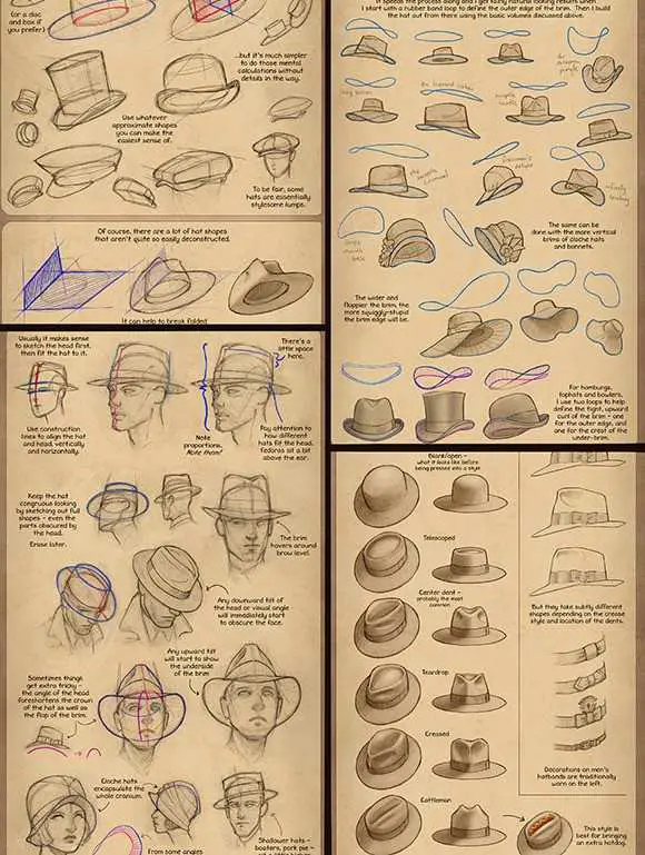 Hat Drawing Easy 20