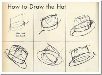 Hat Drawing Reference 3