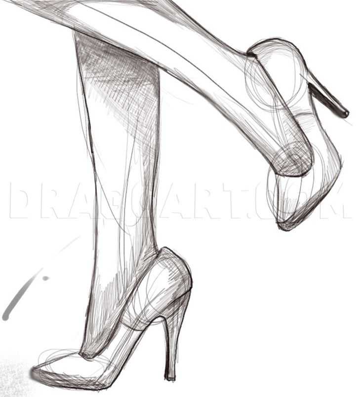 Heels Drawing Reference 32