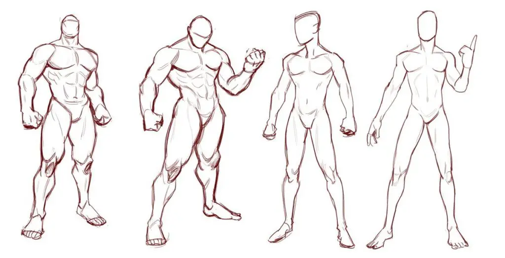 Hero Pose Reference Drawing 8