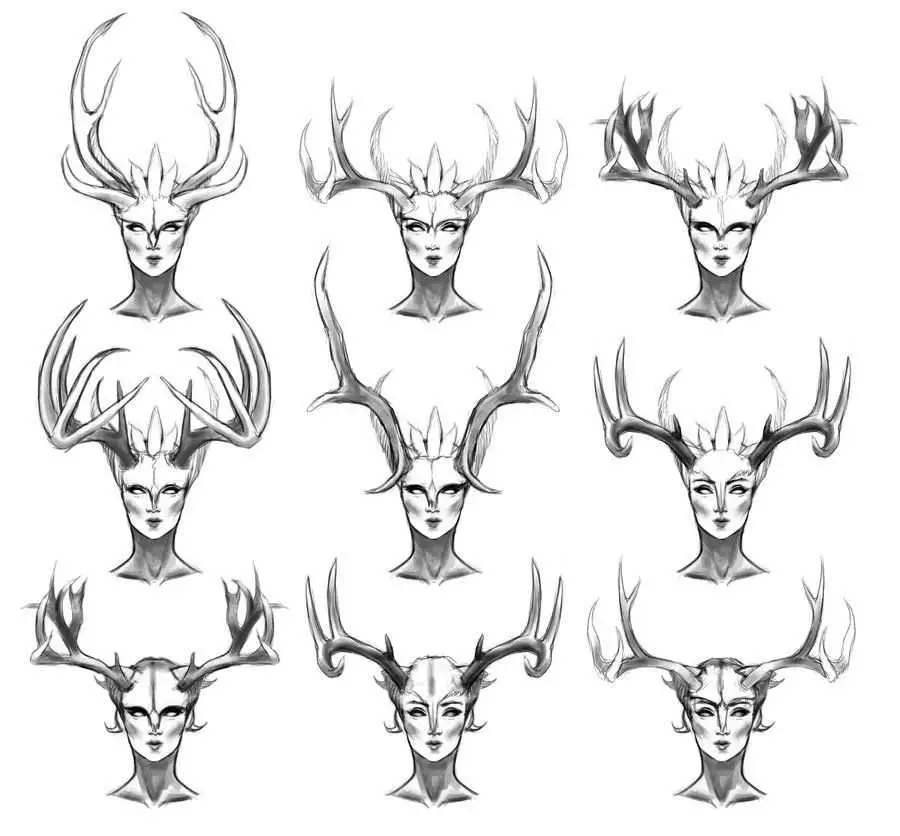 Horns Art Reference 7