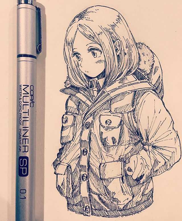 Jacket Drawing Anime 27