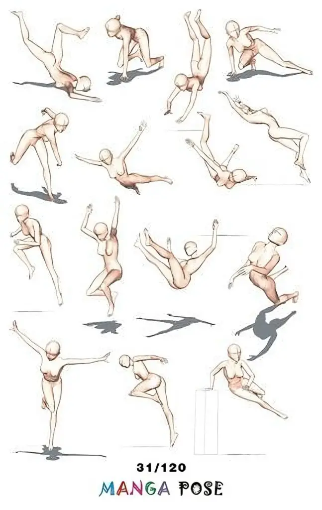 Jumping Pose Reference 21