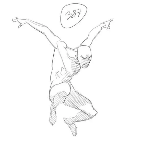 Jumping Pose Reference 29