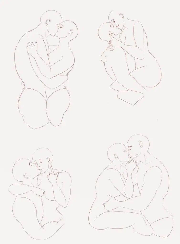 Kissing Drawing Reference Kissing Reference Anime Passionate Kiss Reference Kissing Pose Reference Couple Kissing Drawing Reference 17 1 755x1024