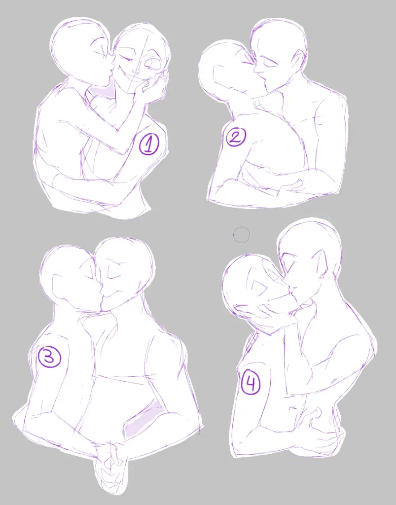 Kissing Drawing Reference Kissing Reference Anime Passionate Kiss Reference Kissing Pose Reference Couple Kissing Drawing Reference 23 1 803x1024