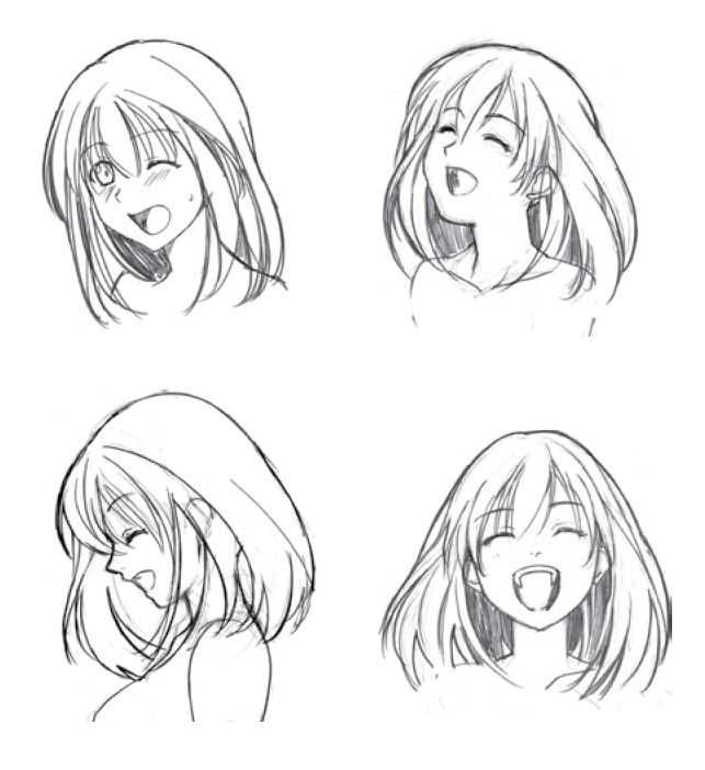 Laughing Pose Reference 7