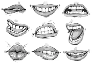 Featured image for lips drawing reference
