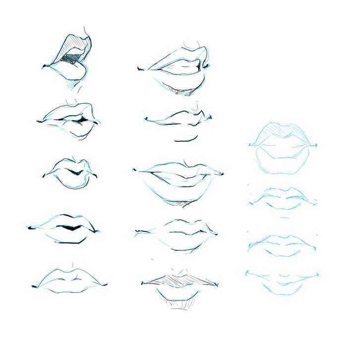 Lips Sketch 25